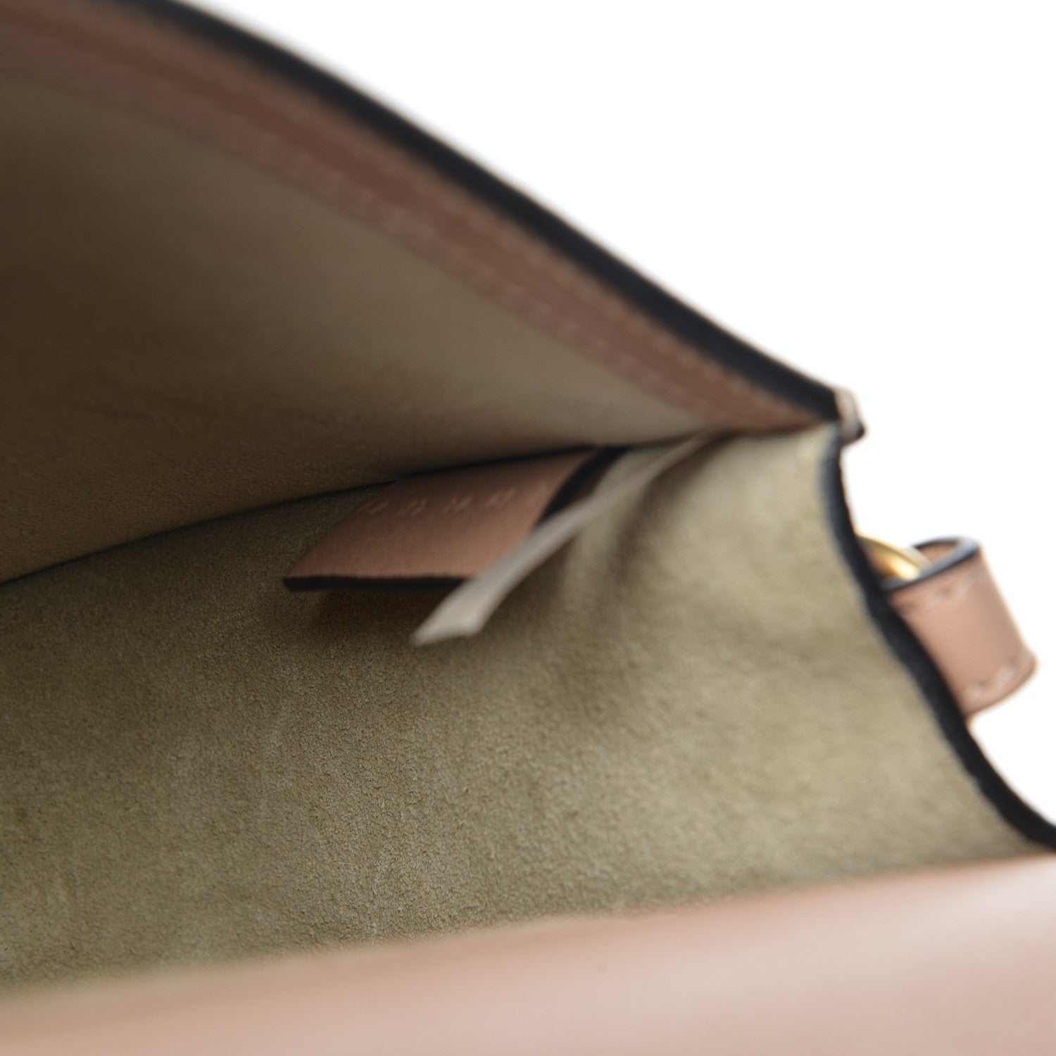 Chloe Calfskin Suede Small Nile Bracelet Bag Biscotti Beige 9 of 9
