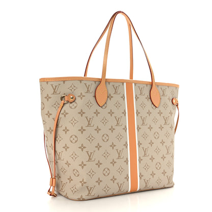 Louis Vuitton Monopaname Neverfull MM Beige Ocher 3 of 8