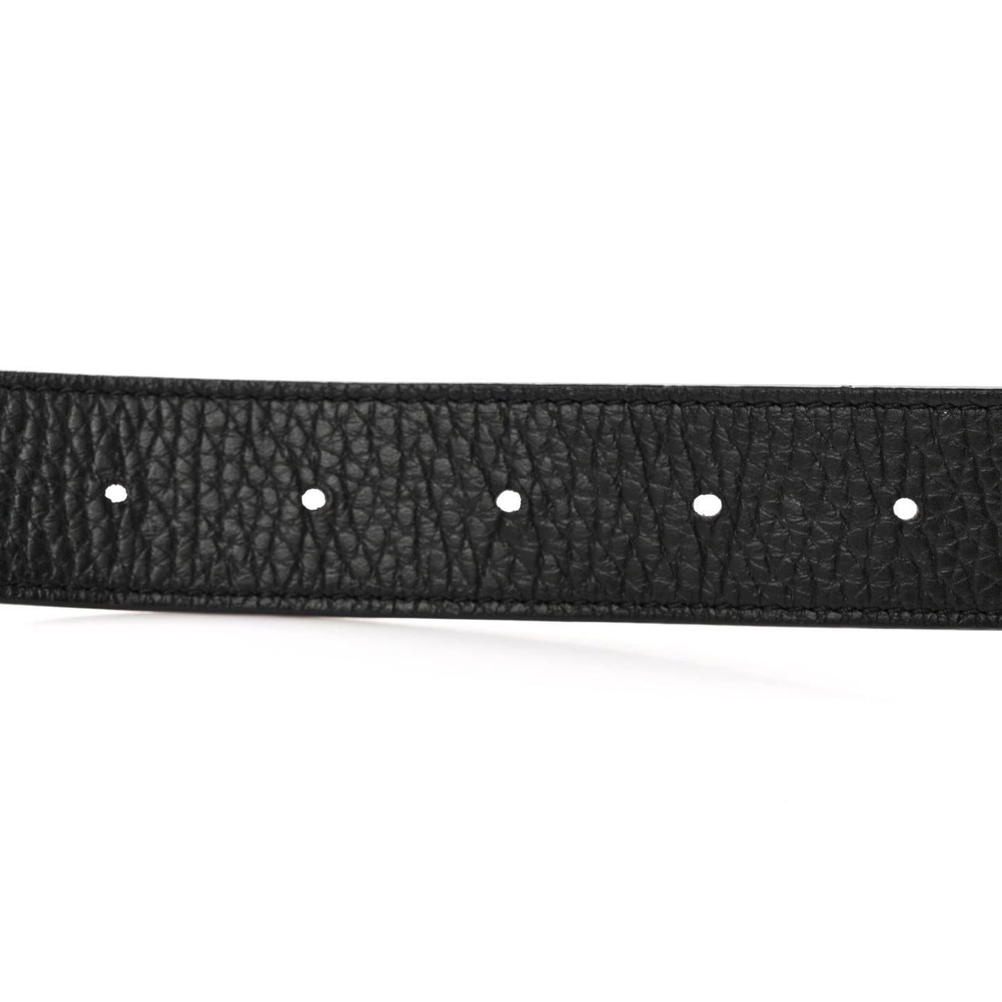 Taurillon Calfskin 30mm LV Initiales Reversible Belt 90 36 Black