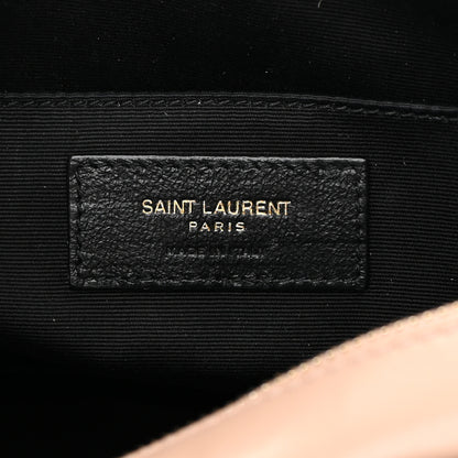 Saint Laurent Calfskin Matelasse Monogram Lou Camera Bag Dark Beige 6 of 10