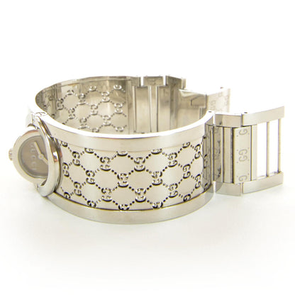 Gucci Stainless Steel 33mm Twirl Quartz Watch Brown 4 of 5