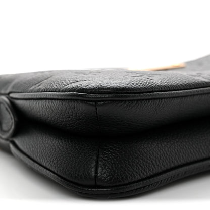 Louis Vuitton Empreinte Monogram Liv Pochette Black 9 of 10