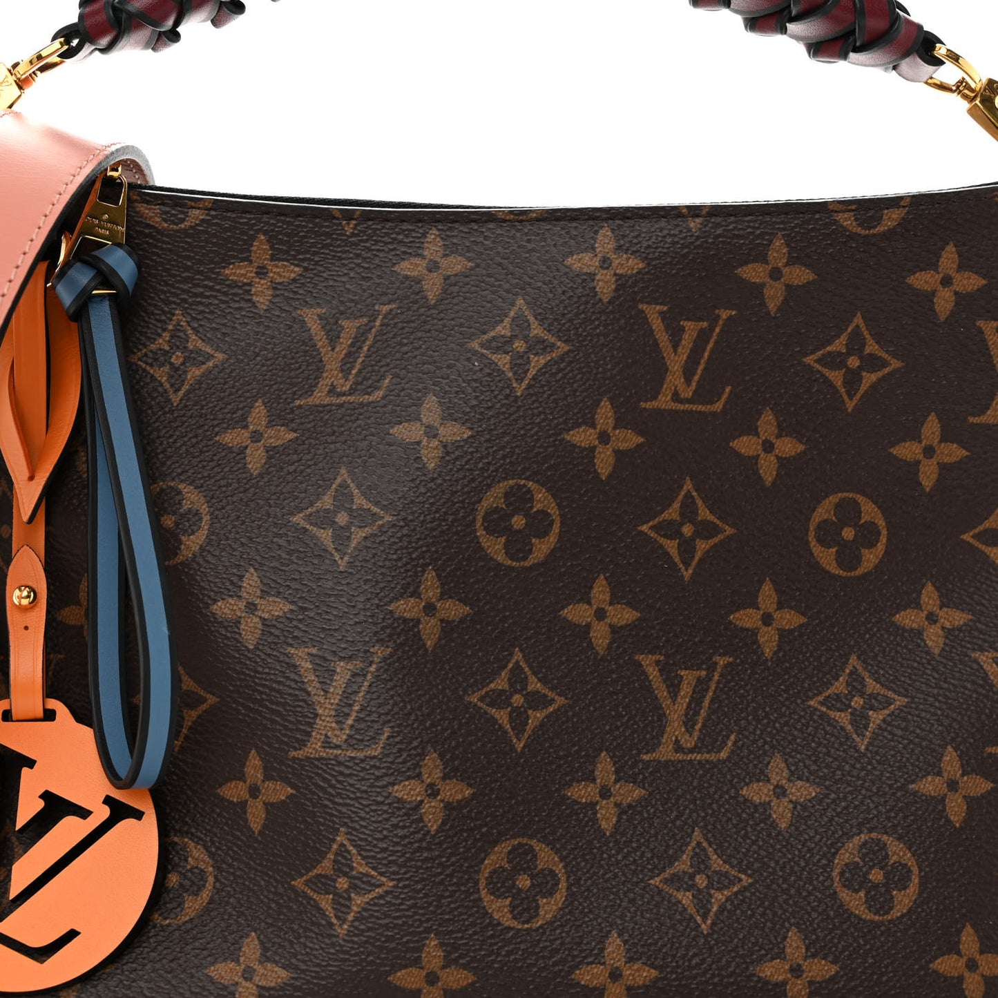 Monogram Beaubourg Hobo Mini Bordeaux Red Peach Safran