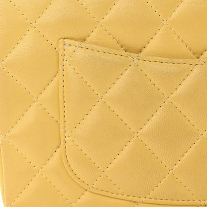 Chanel Lambskin Quilted Mini Rectangular Flap Yellow 4 of 17