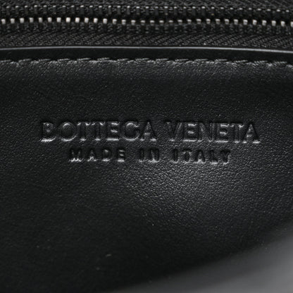 Bottega Veneta Lambskin Maxi Intreccio Small Cassette Crossbody Bag Black 6 of 12