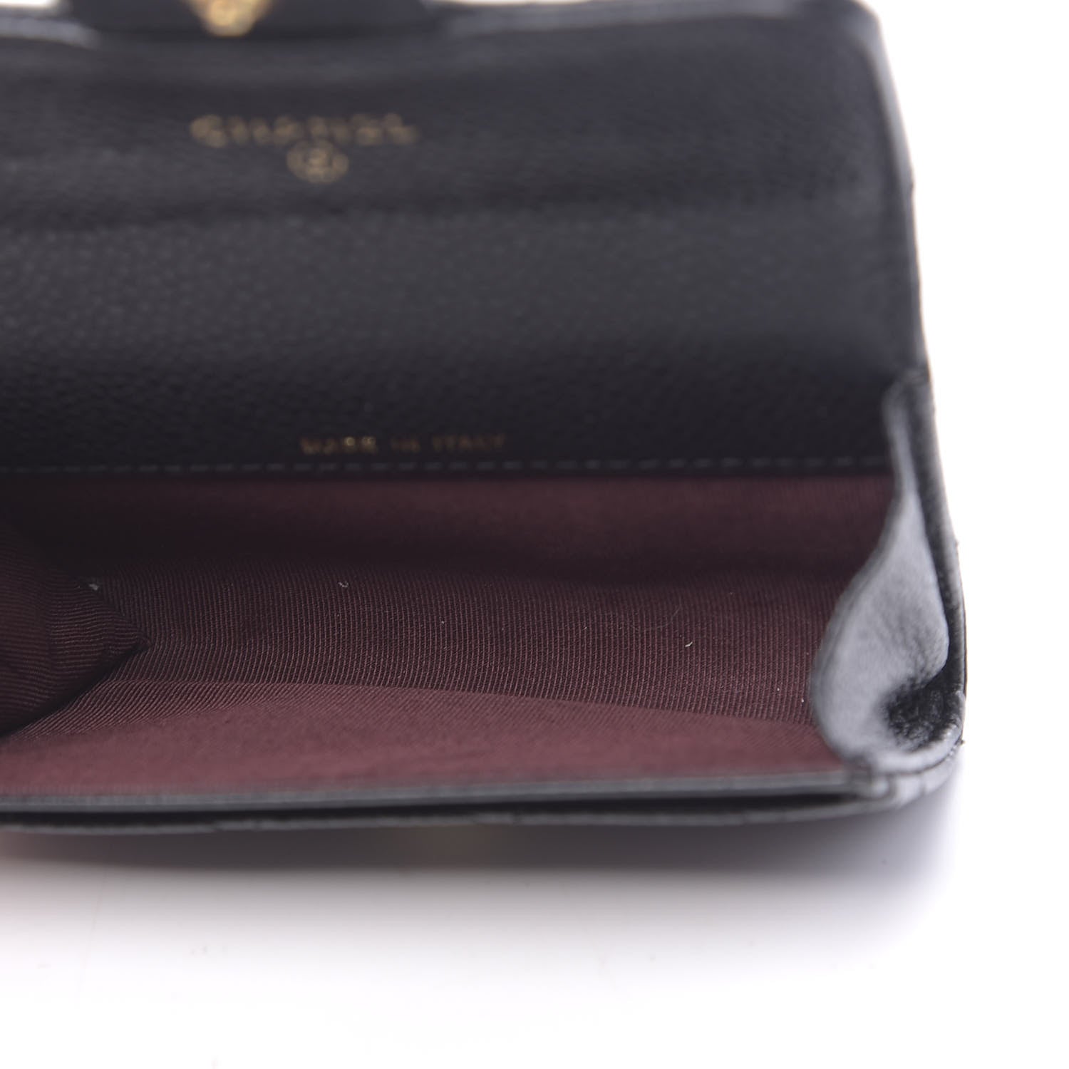 Chanel Caviar Quilted Flap Card Holder Black 5 of 9