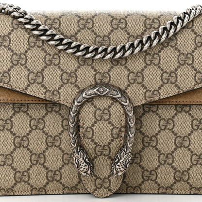 Gucci GG Supreme Monogram Small Dionysus Shoulder Bag Taupe 8 of 11