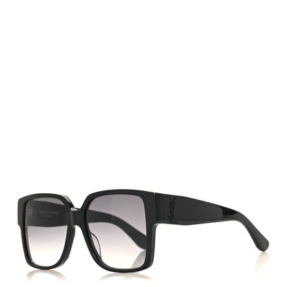Saint Laurent Square SL M9 Sunglasses Black 1 of 8