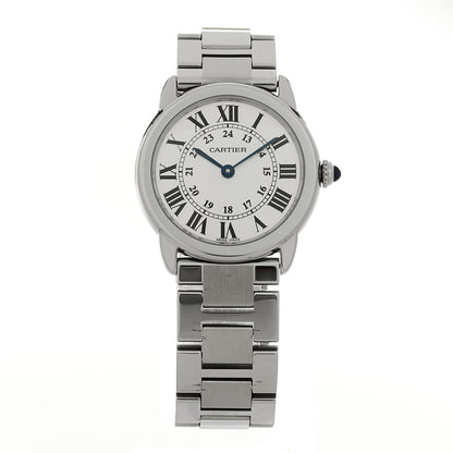 Cartier Stainless Steel 29mm Ronde Solo Quartz Watch 1 of 4