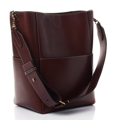 Celine Natural Calfskin Seau Sangle Bucket Bag Chestnut 2 of 4