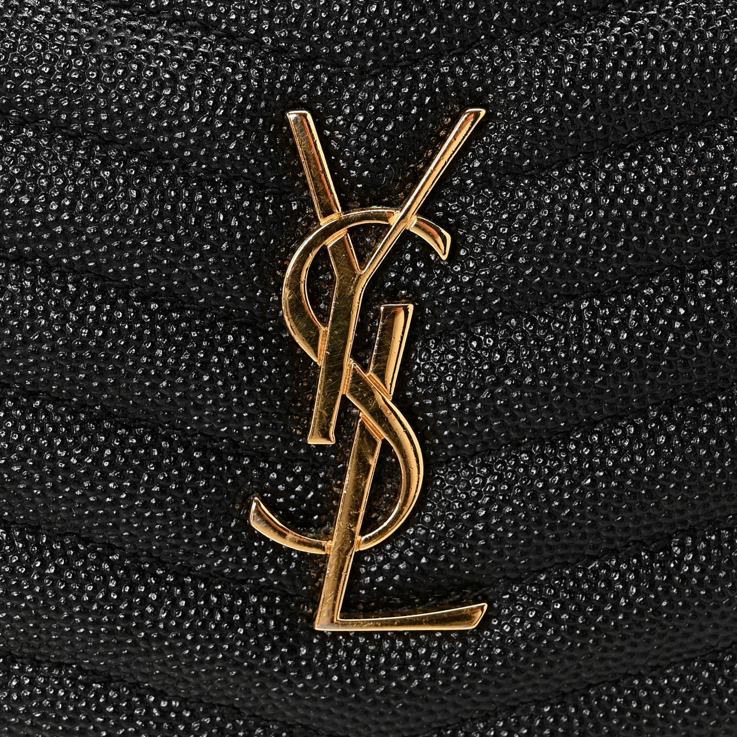Grain De Poudre Matelasse Monogram Mini Lou Camera Bag Black