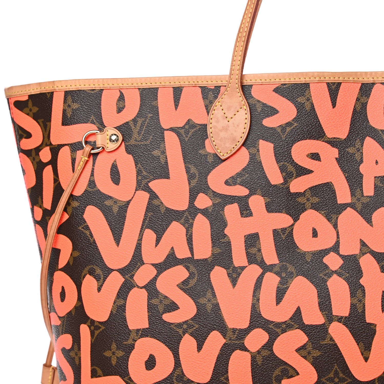 Louis Vuitton Monogram Graffiti Neverfull GM Orange 8 of 15