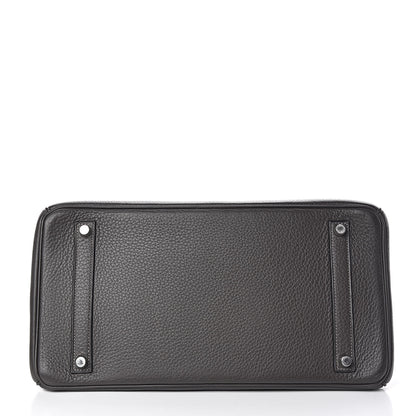 Hermes Taurillon Clemence Birkin 35 Graphite 31 of 37