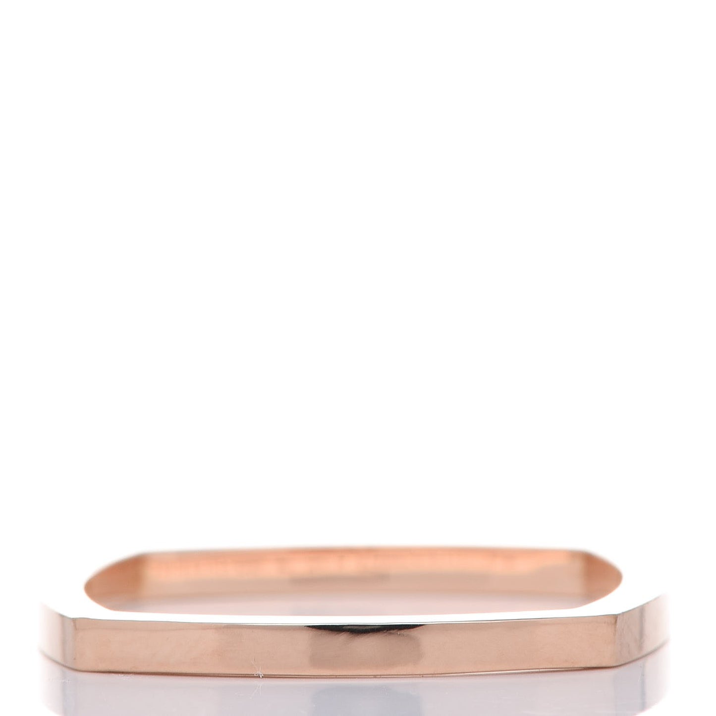 18K Rose Gold Diamond Frank Gehry Micro Ring 50 5.5
