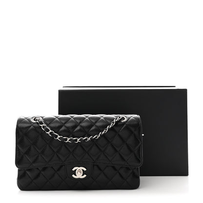 Chanel Caviar Quilted Medium Double Flap Black 11 of 11