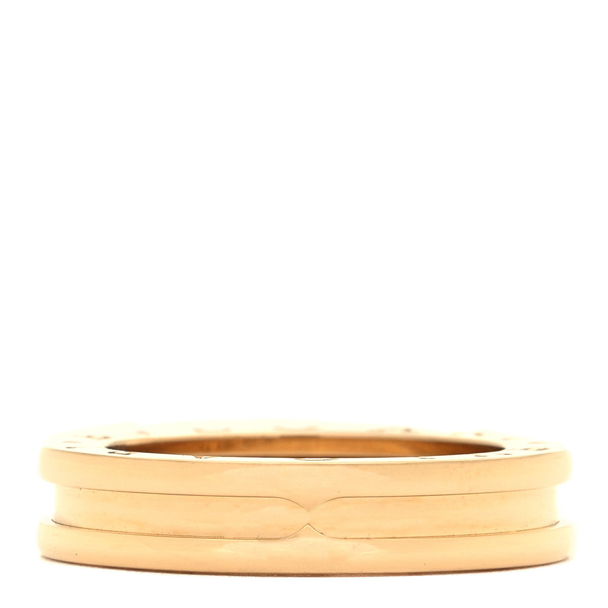 Bulgari 18K Yellow Gold B.Zero1 One-Band Ring 53 6.5 1 of 5
