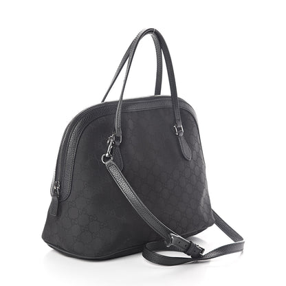 Gucci Monogram Medium Dome Bag Black 3 of 9