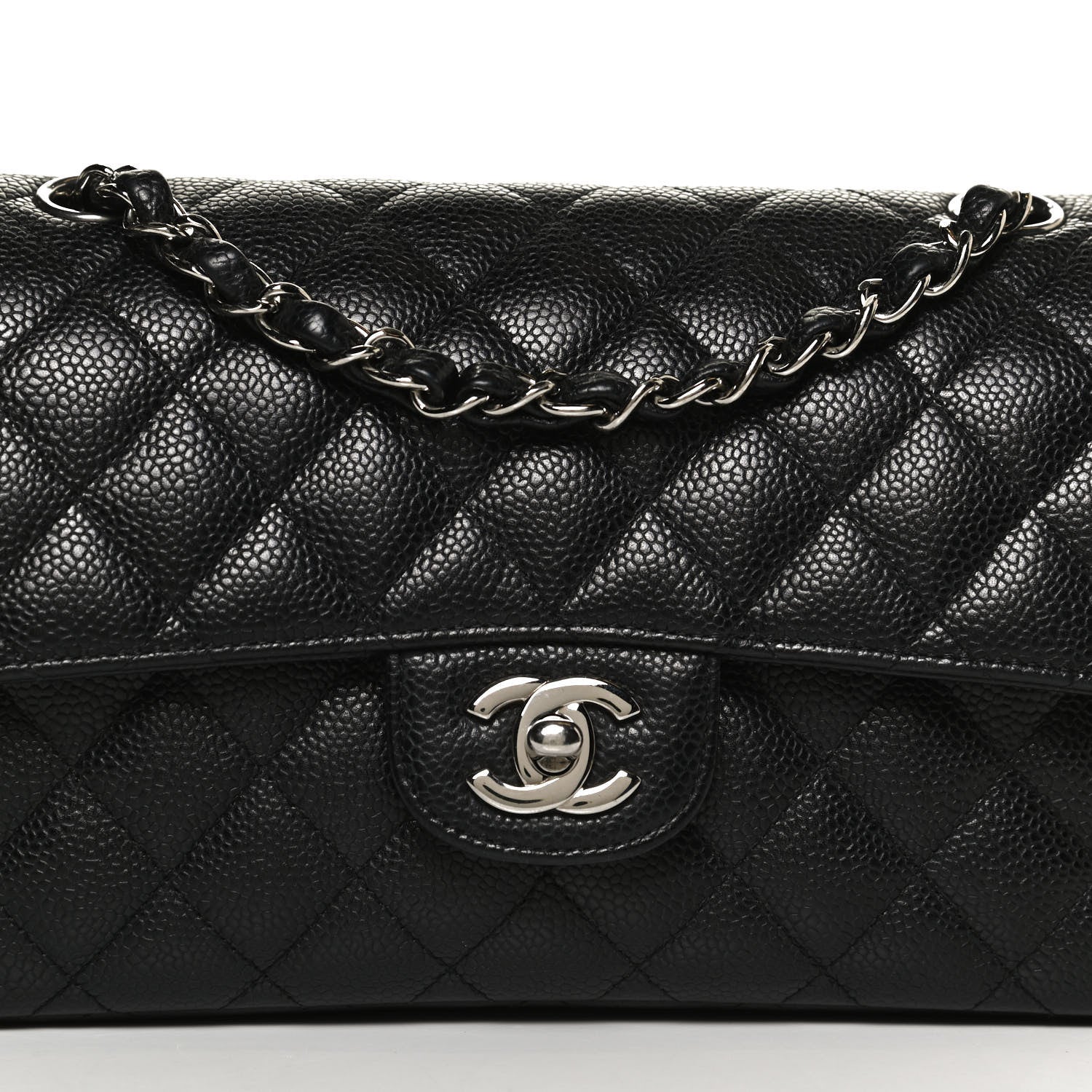 Chanel Caviar Quilted Small Double Flap Black 8 of 12