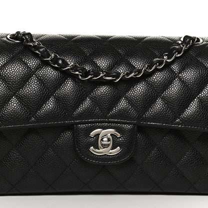 Chanel Caviar Quilted Small Double Flap Black 8 of 12