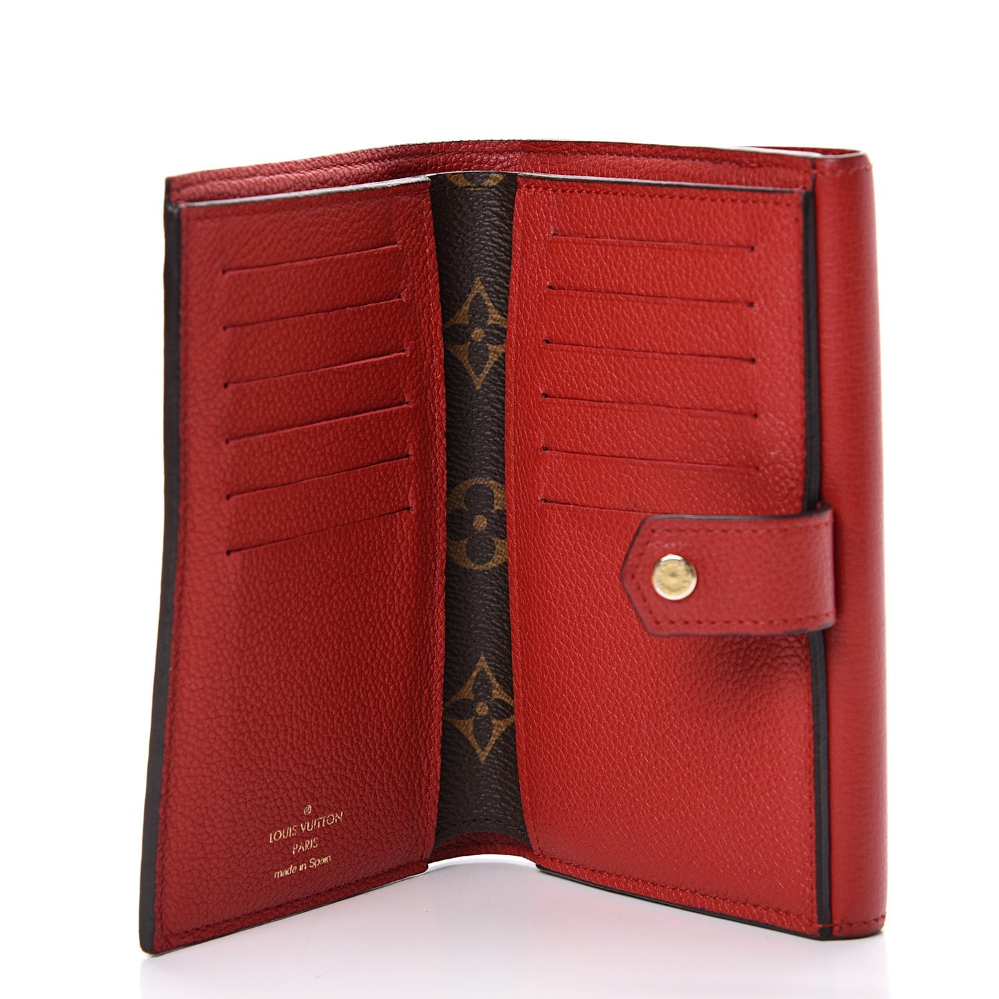 Monogram Pallas Compact Wallet Cherry