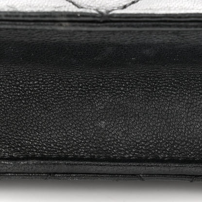 Chanel Lambskin Quilted Medium Crossing Times Flap Black 13 of 15