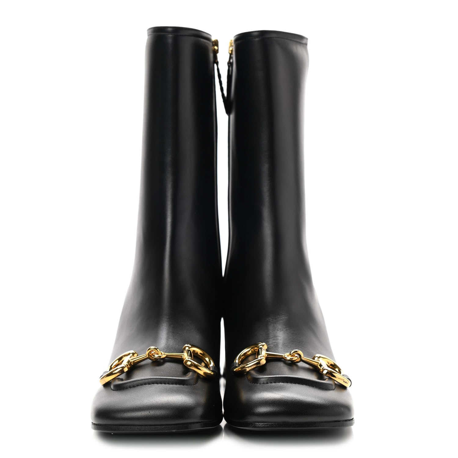 Gucci Nappa Charlotte Horsebit 55mm Ankle Boots 39 Black 2 of 11