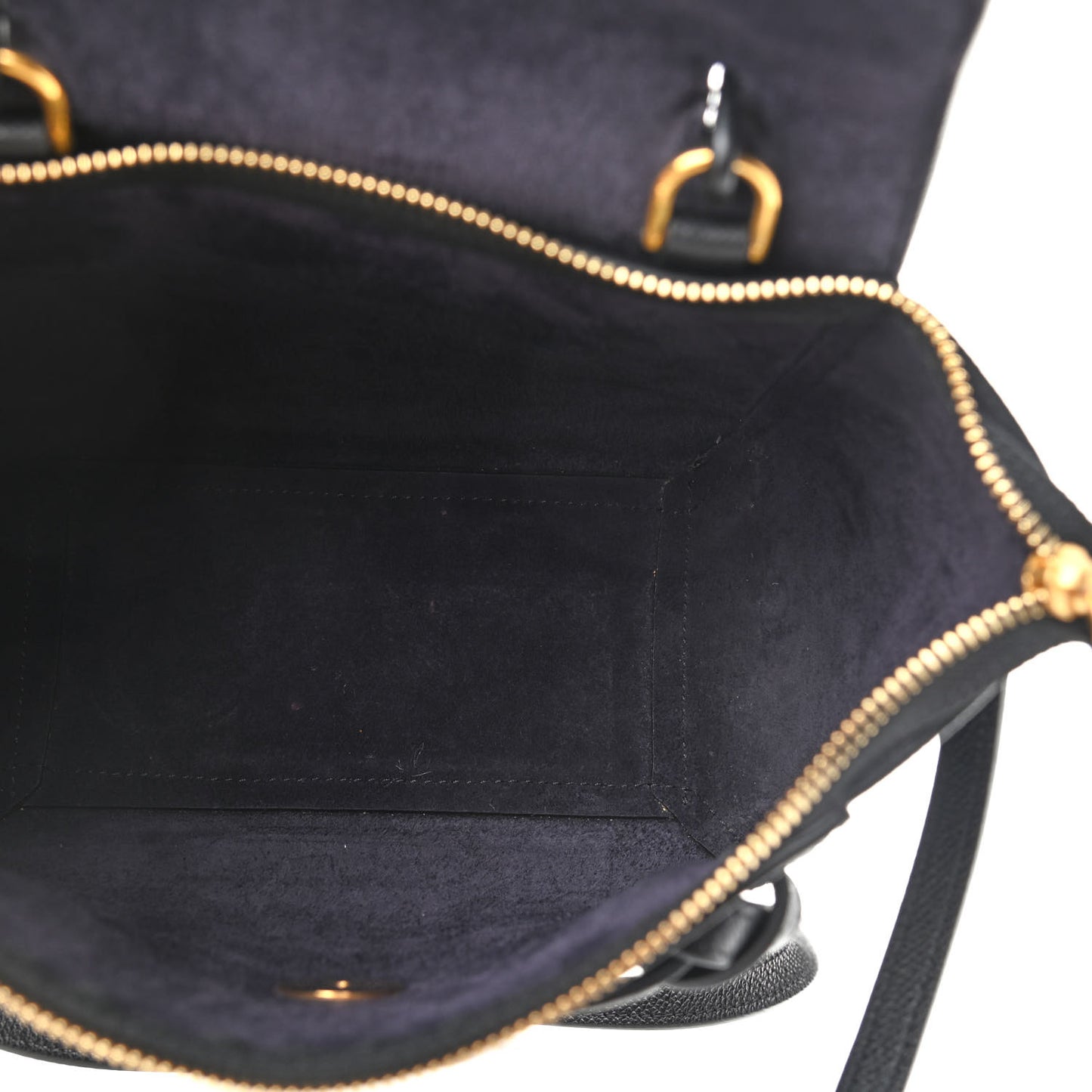Grained Calfskin Nano Belt Bag Black