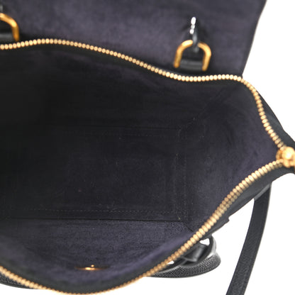 Celine Grained Calfskin Nano Belt Bag Black 5 of 10