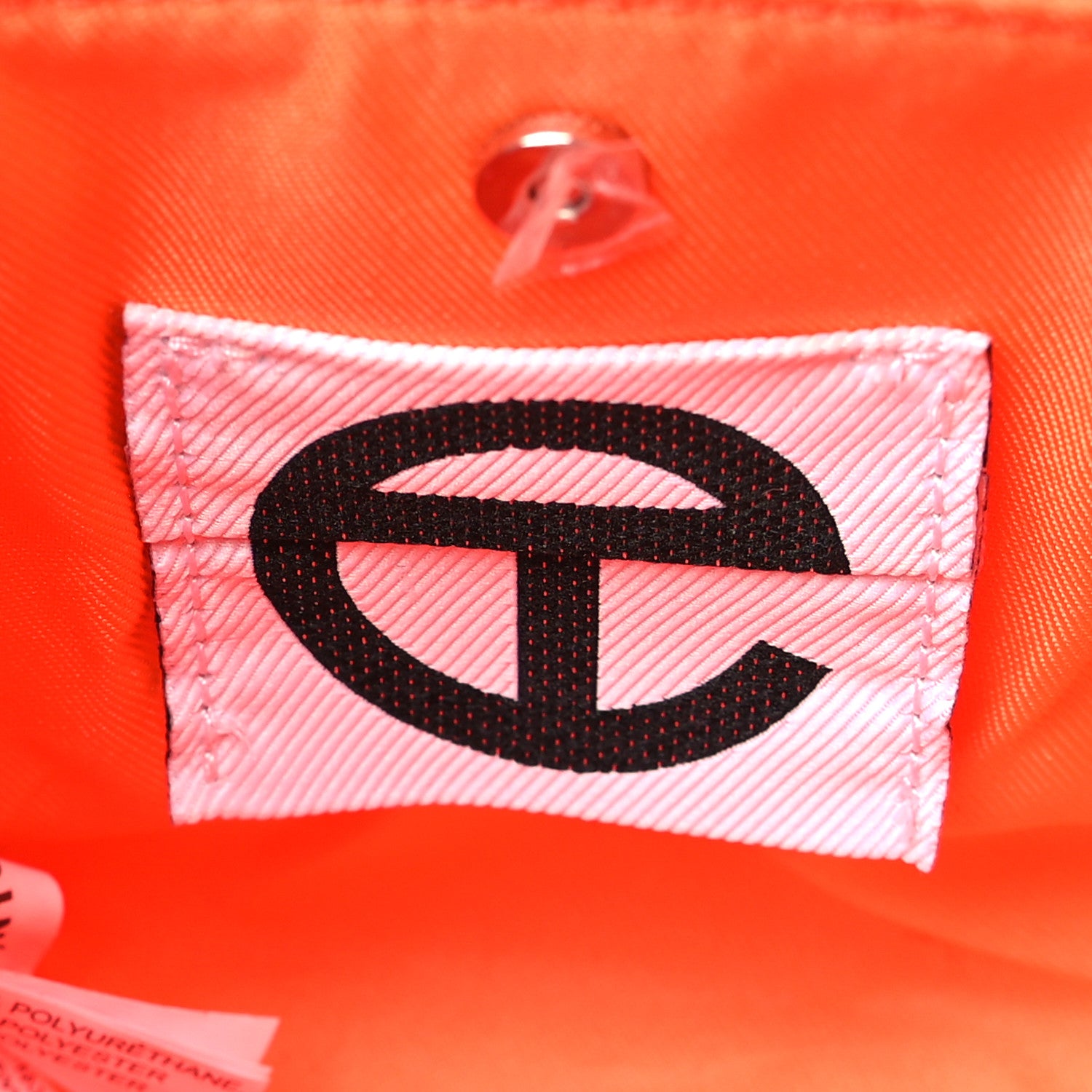 Telfar Vegan Leather Small Shopping Bag Orange 6 of 8