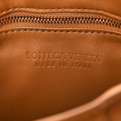 Bottega Veneta Lambskin Maxi Intreccio Padded Chain Cassette Crossbody Bag Caramel 6 of 9