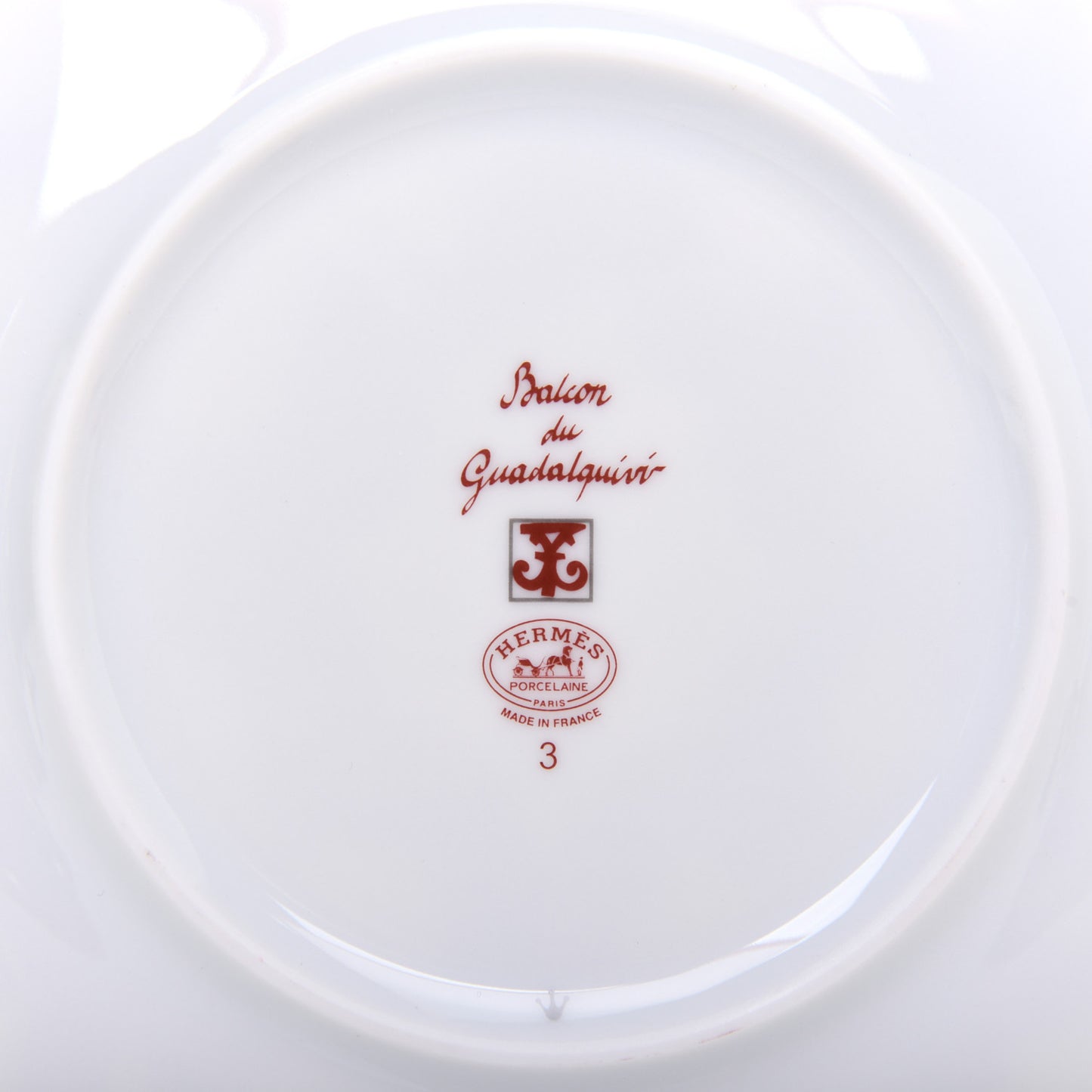 Porcelain Balcon du Guadalquivir Plate Set of 2