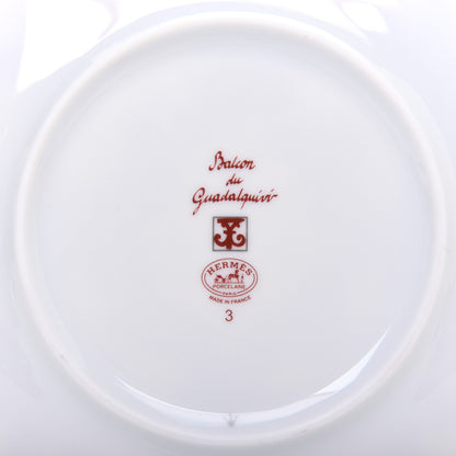 Hermes Porcelain Balcon du Guadalquivir Plate Set of 2 5 of 7