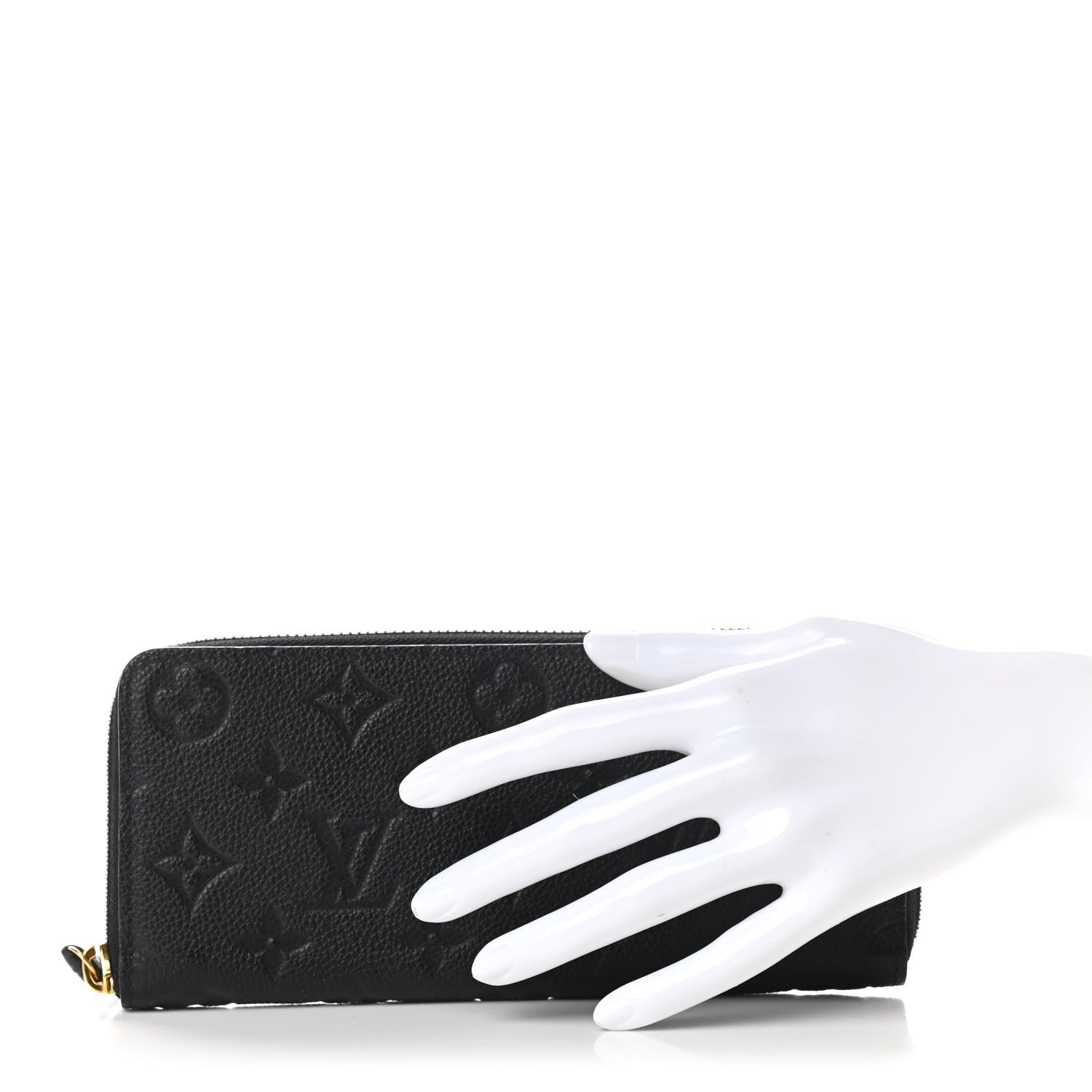 Louis Vuitton Empreinte Clemence Wallet Black 2 of 8