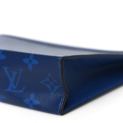 Louis Vuitton Monogram Eclipse Pochette Voyage MM Pacific Blue 9 of 9