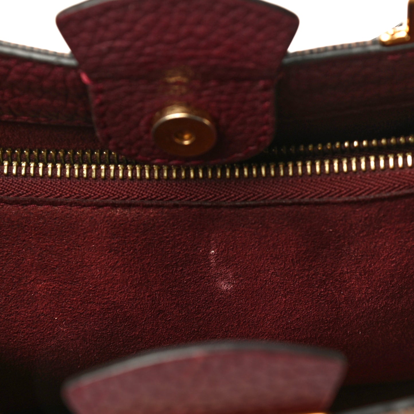 Damier Ebene Cuir Taurillon Brittany Bordeaux