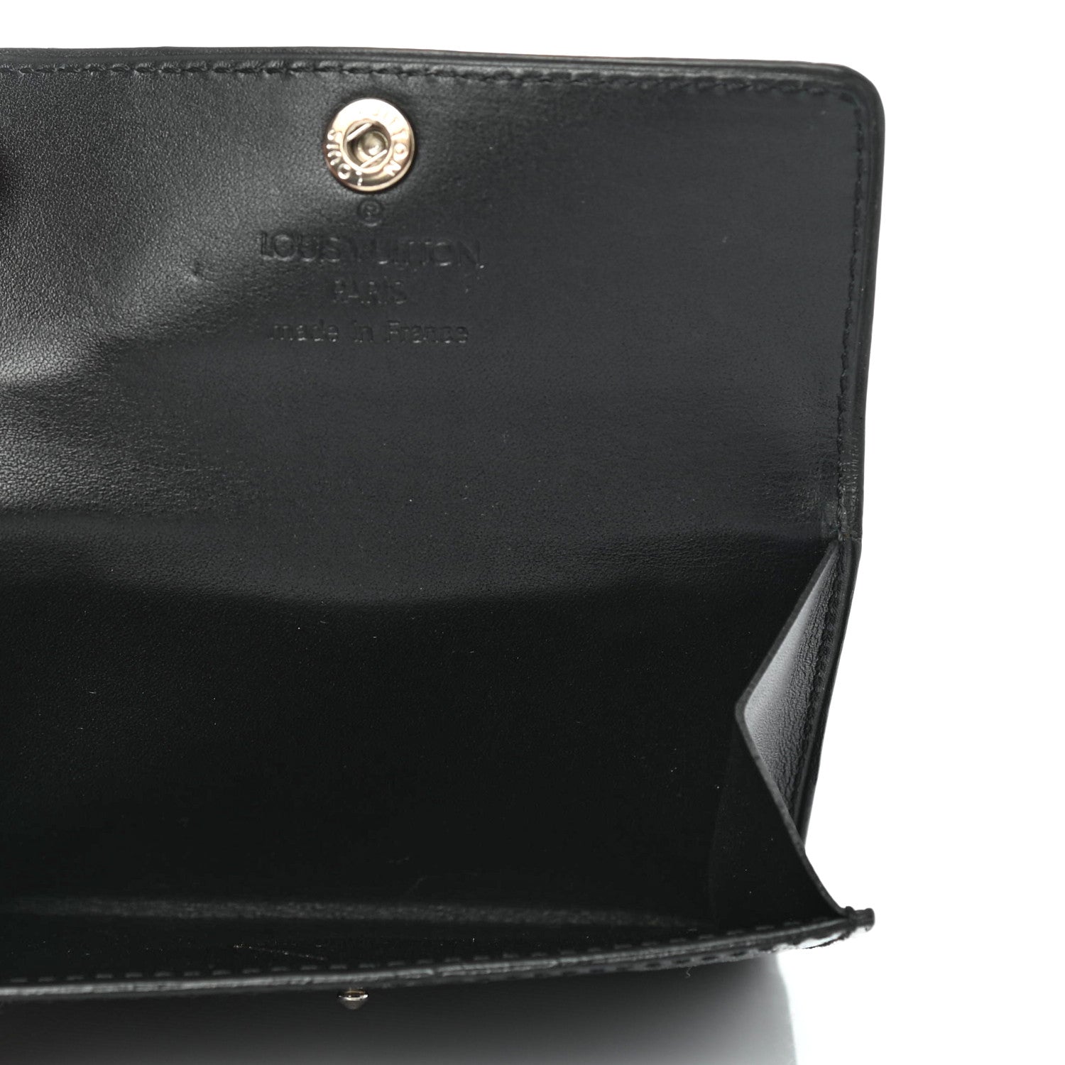 Louis Vuitton Damier Vernis Ludlow Wallet Black 4 of 4