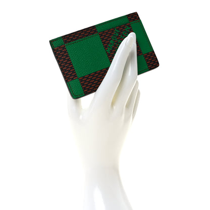 Louis Vuitton Damier Pop Porte Cartes Simple Card Holder Green 2 of 8