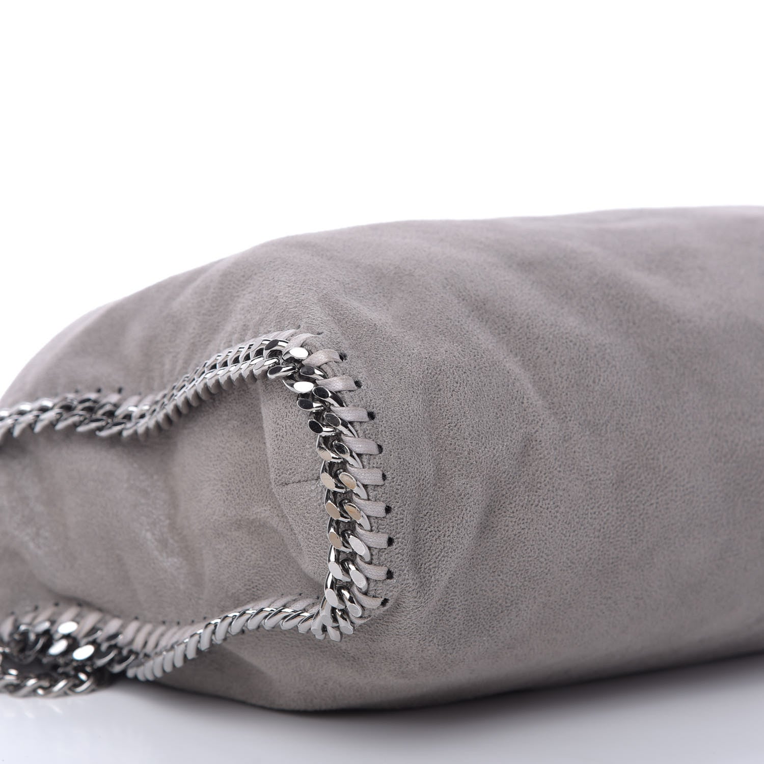 Stella McCartney Shaggy Deer Falabella Fold Over Tote Grey 7 of 9