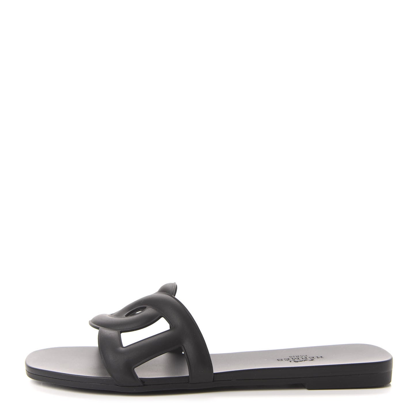Rubber Aloha Sandals 36 Black