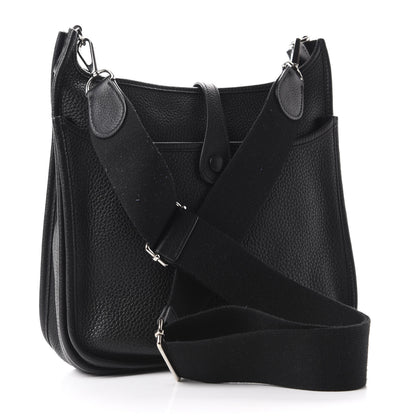 Hermes Taurillon Clemence Evelyne III PM Black 3 of 10