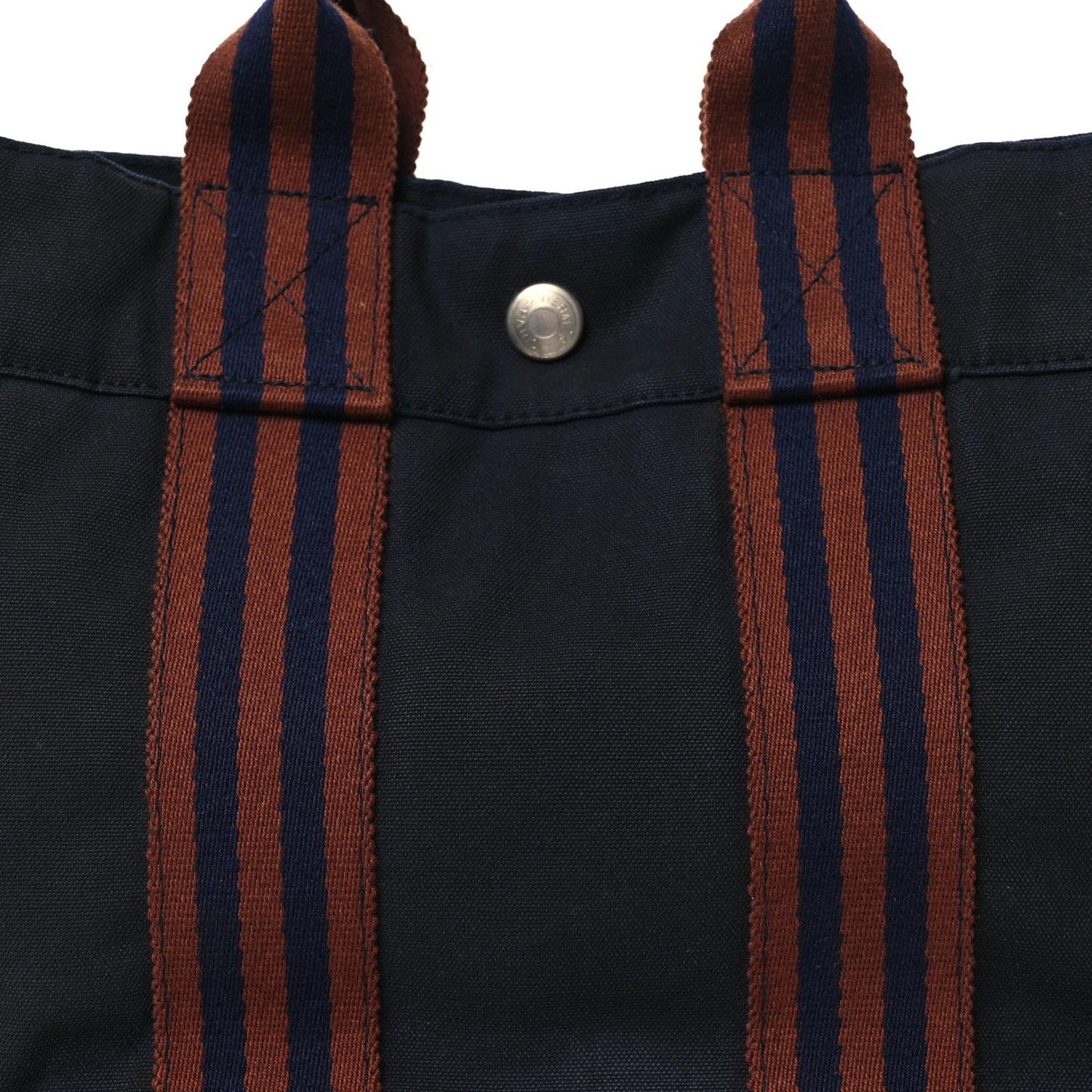 Canvas Tout Fourre PM Navy Brown