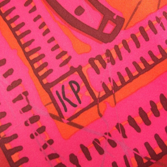 Silk Boubou H Scarf 70 Fuchsia