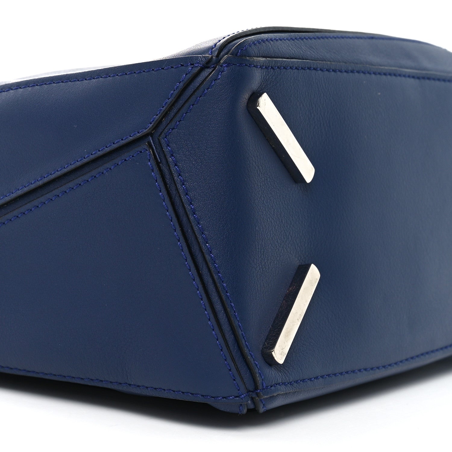 Loewe Calfskin Small Puzzle Bag Marine 9 of 10