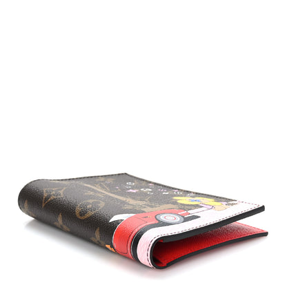 Louis Vuitton Monogram 2019 Christmas Animation Passport Cover Rouge 4 of 8