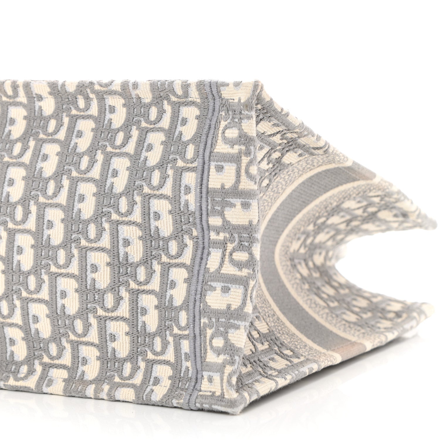 Christian Dior Oblique Medium Book Tote Grey 10 of 12