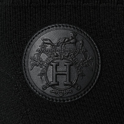 Hermes Knit Calfskin Volver Ankle Boots 37.5 Black 7 of 8