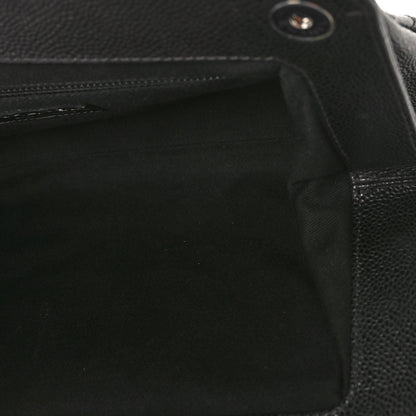 Chanel Caviar Quilted CC Large Clutch Black 5 of 10