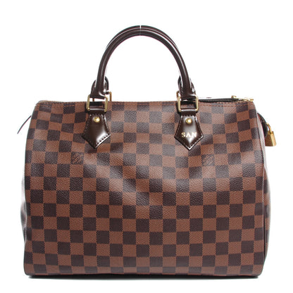 Louis Vuitton Damier Ebene Speedy 30 1 of 8
