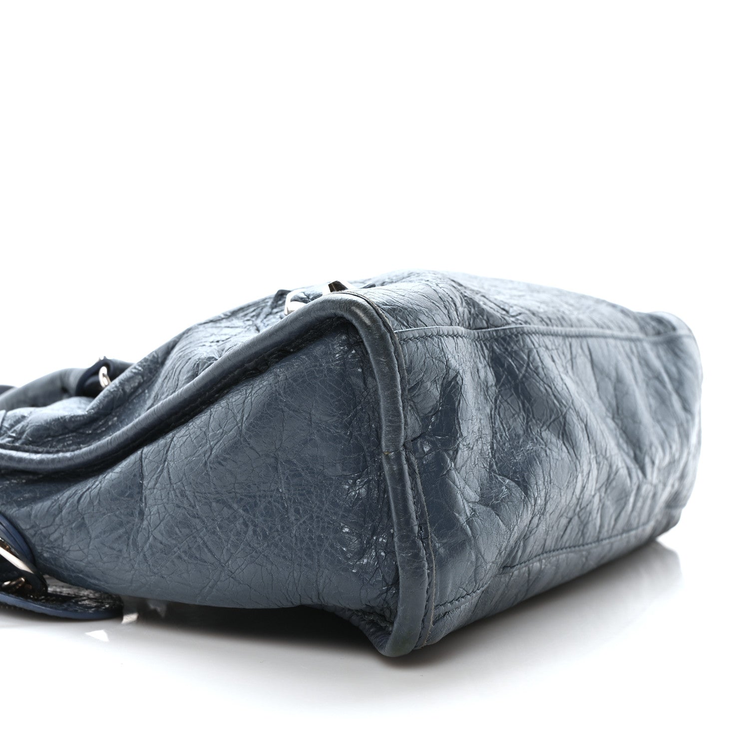 Balenciaga Agneau Classic Silver Hardware S City Bleu Persan 11 of 12