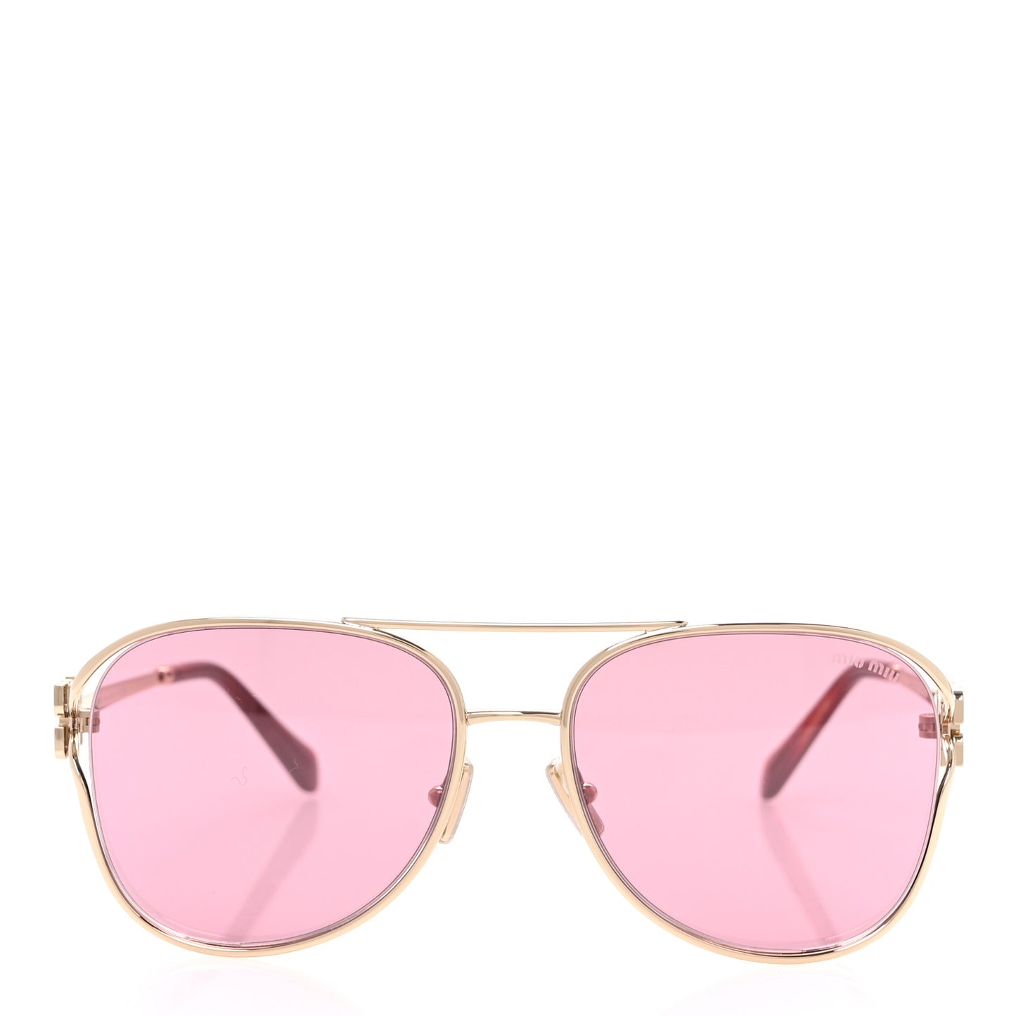 Metal Sunglasses SMU 52Z Pink